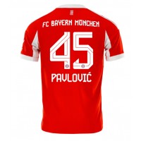 Bayern Munich Aleksandar Pavlovic #45 Domáci futbalový dres 2025-26 Krátky Rukáv